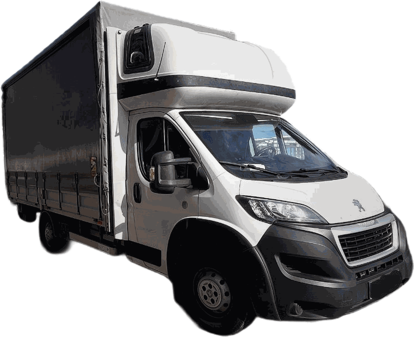 Bus z firanką EuroTrans Śląsk, gotowy do transportu krajowego i międzynarodowego